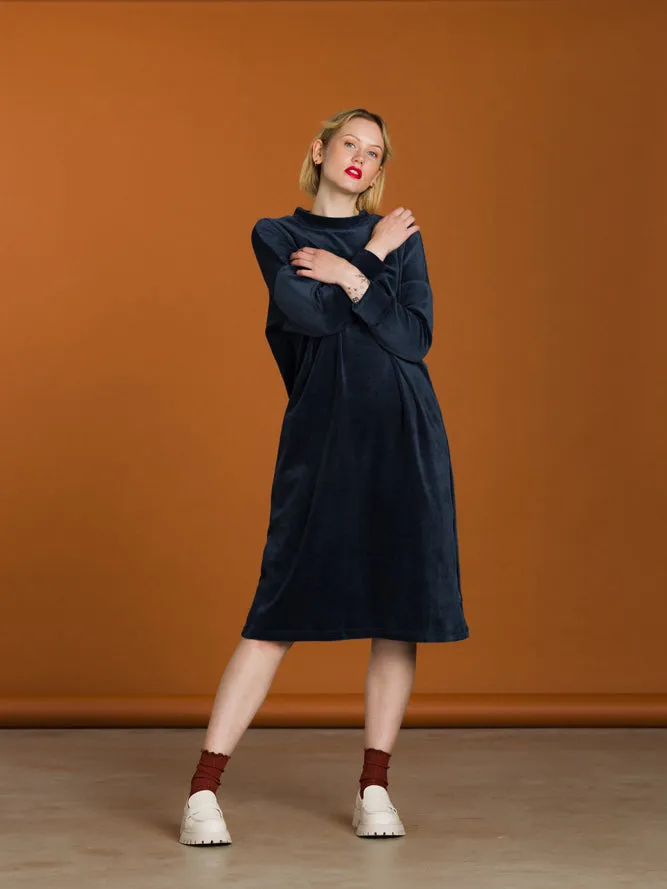 Bonnie Dress Blue Velvet sold by Ivalo.com product image thumbnail 4