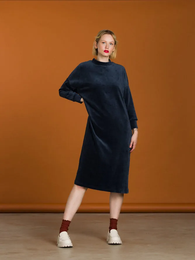 Bonnie Dress Blue Velvet sold by Ivalo.com