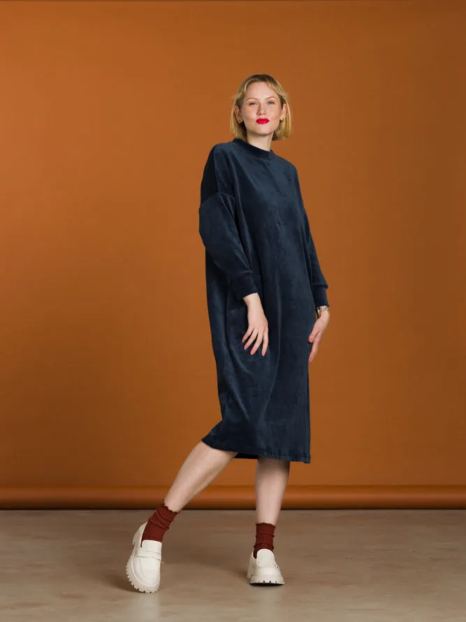 Bonnie Dress Blue Velvet sold by Ivalo.com product image thumbnail 3