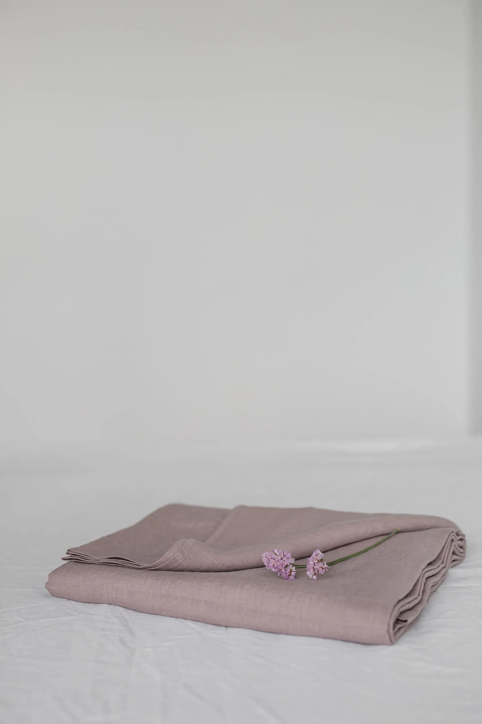 Linen Flat Sheet Rosy Brown sold by Ivalo.com product image thumbnail 2
