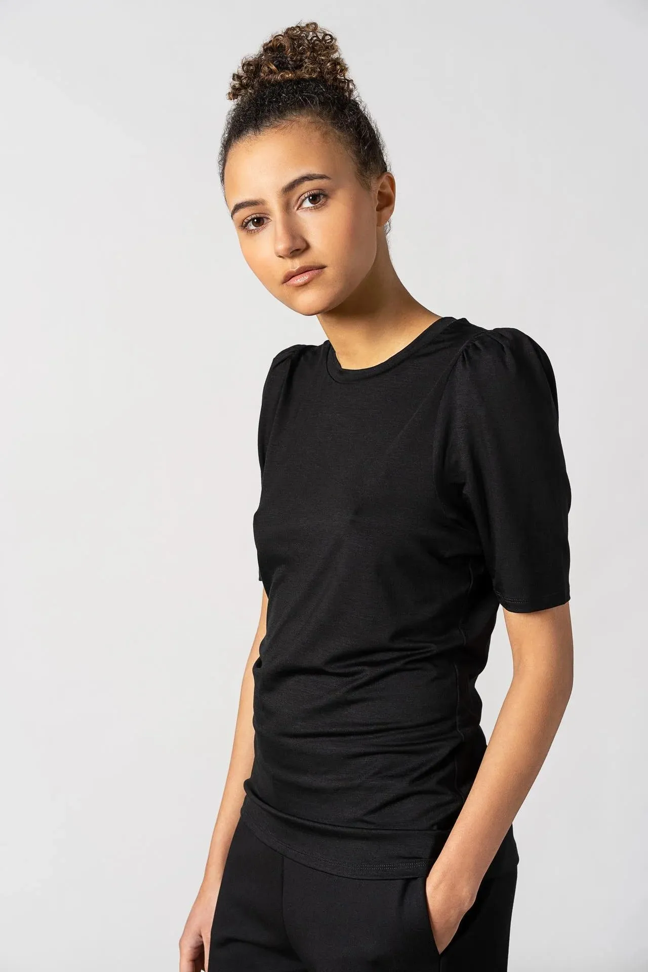 Tu Puff Sleeve Top Black sold by Ivalo.com product image thumbnail 4
