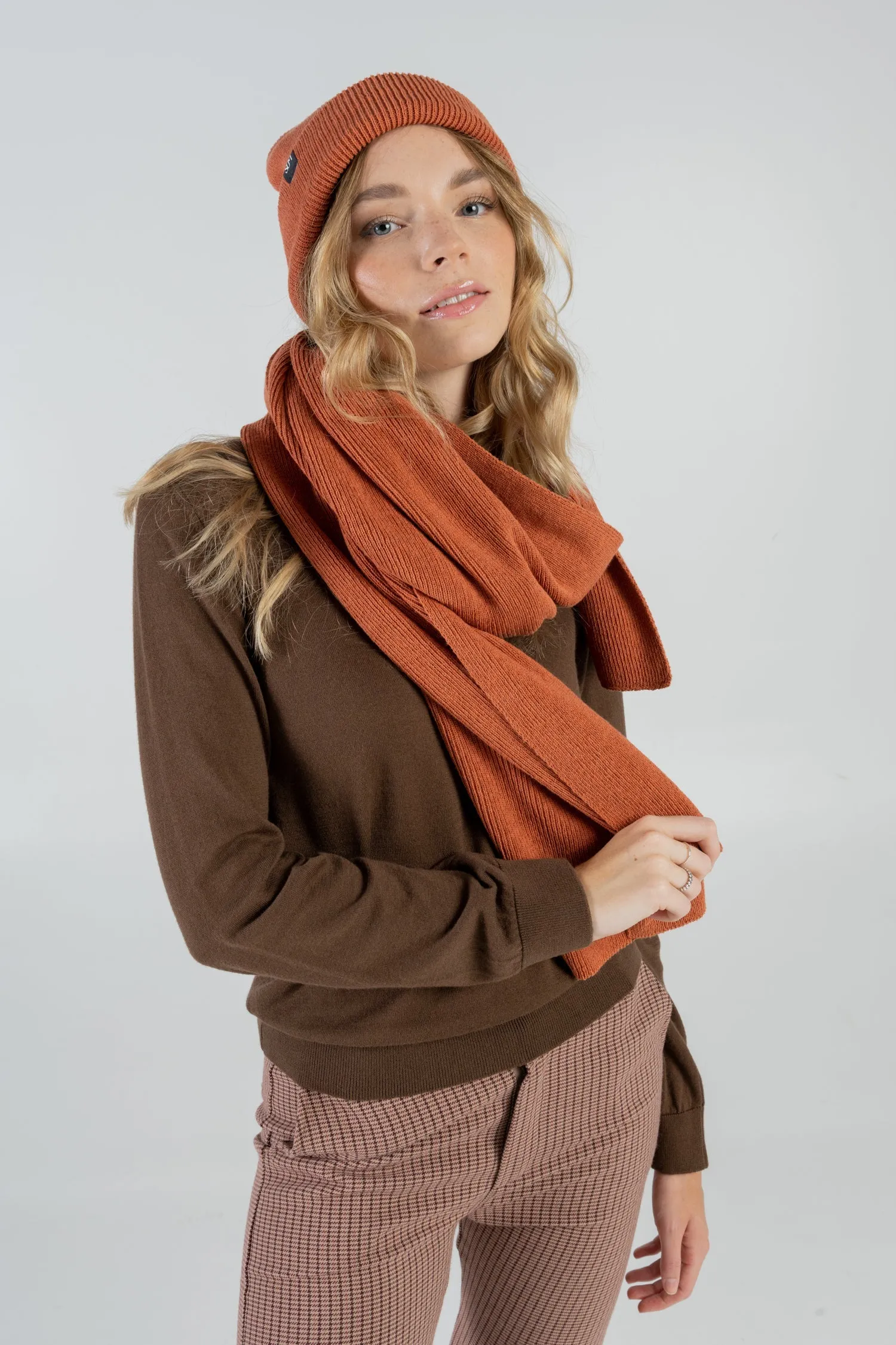 Knitted Beanie Orange sold by Ivalo.com product image thumbnail 4