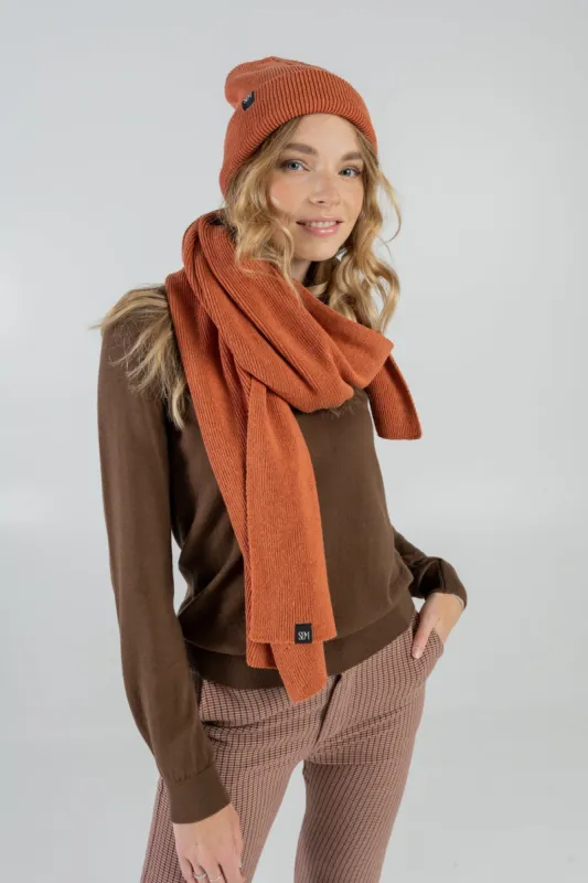 Knitted Scarf Orange sold by Ivalo.com
