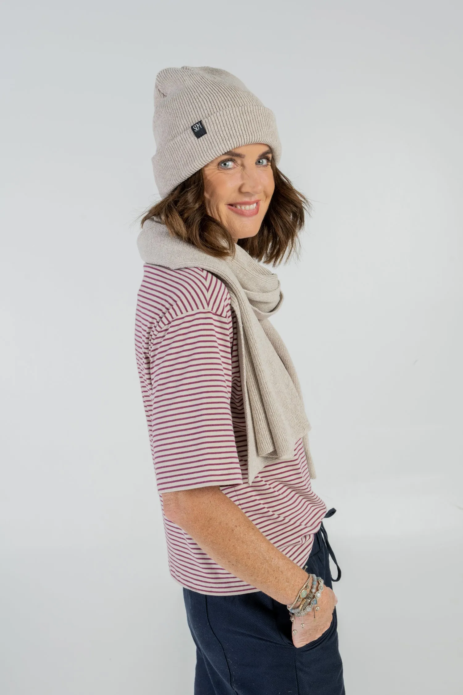 Knitted Beanie Sand sold by Ivalo.com product image thumbnail 4