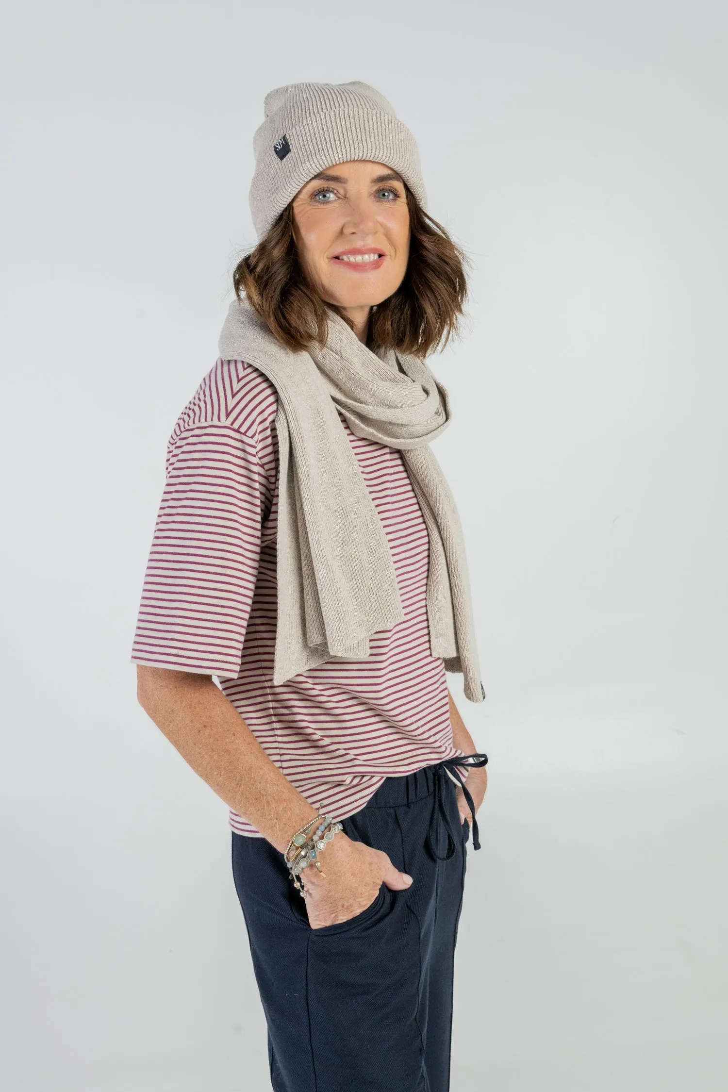 Knitted Scarf Sand sold by Ivalo.com product image thumbnail 3