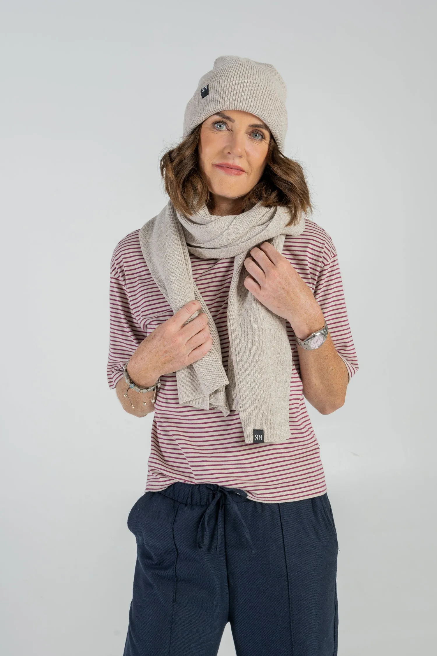 Knitted Scarf Sand sold by Ivalo.com product image thumbnail 4