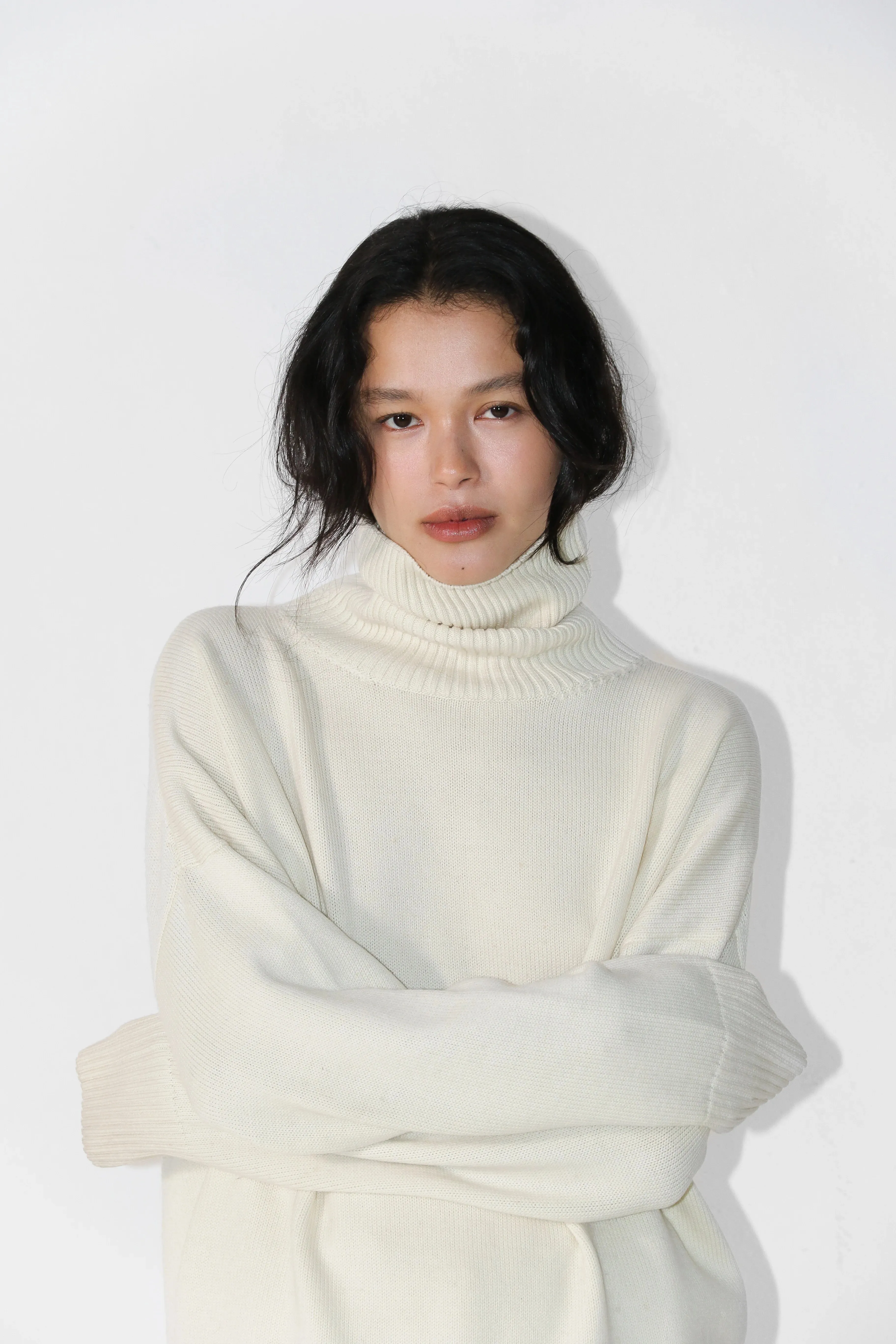 Heavy Turtleneck Knit Cream sold by Ivalo.com product image thumbnail 4
