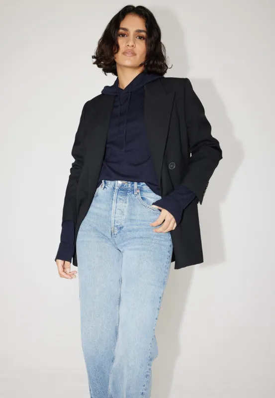 Rhea Merino Hoody Navy sold by Ivalo.com