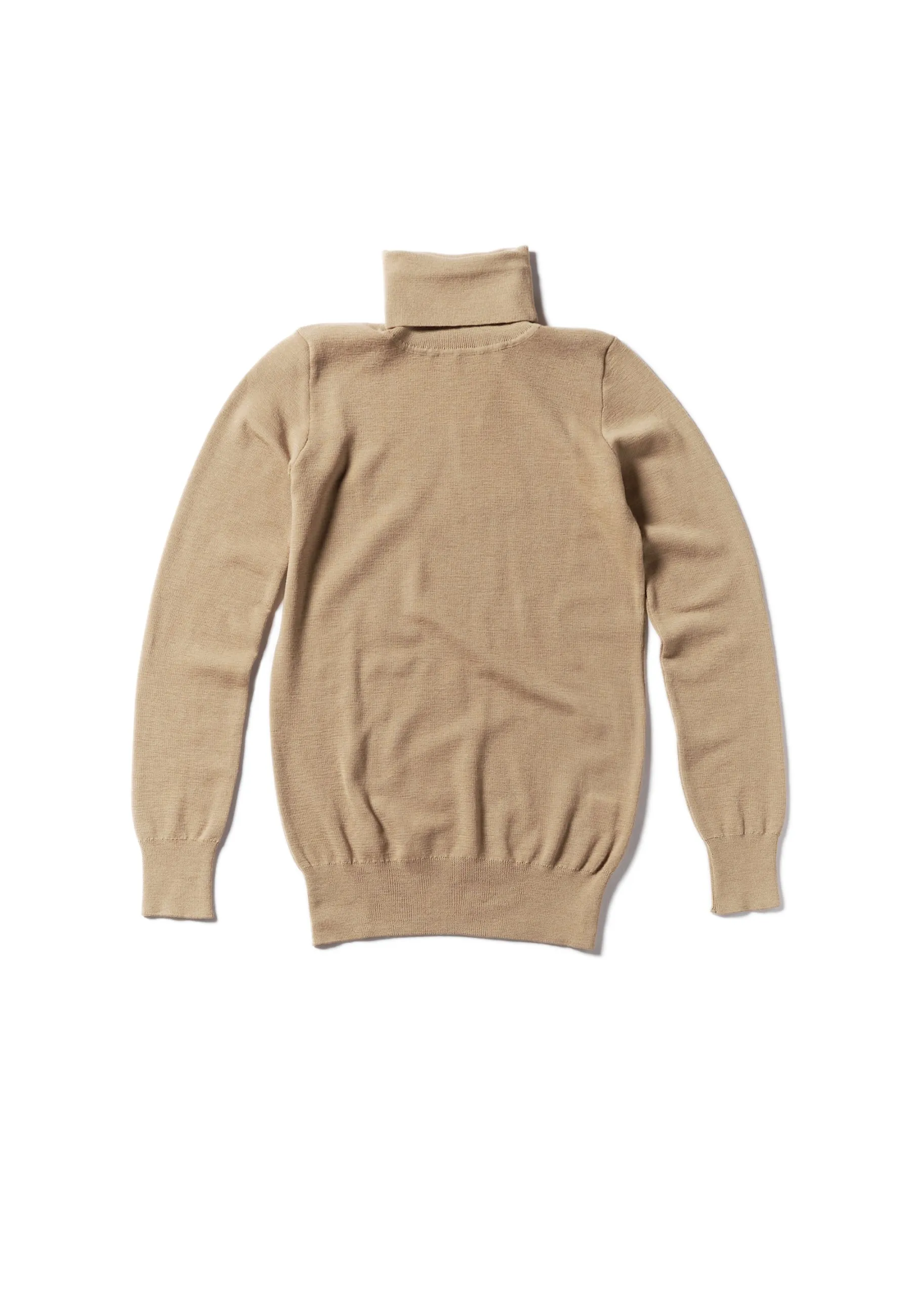 Merino Roll Neck Camel sold by Ivalo.com product image thumbnail 4