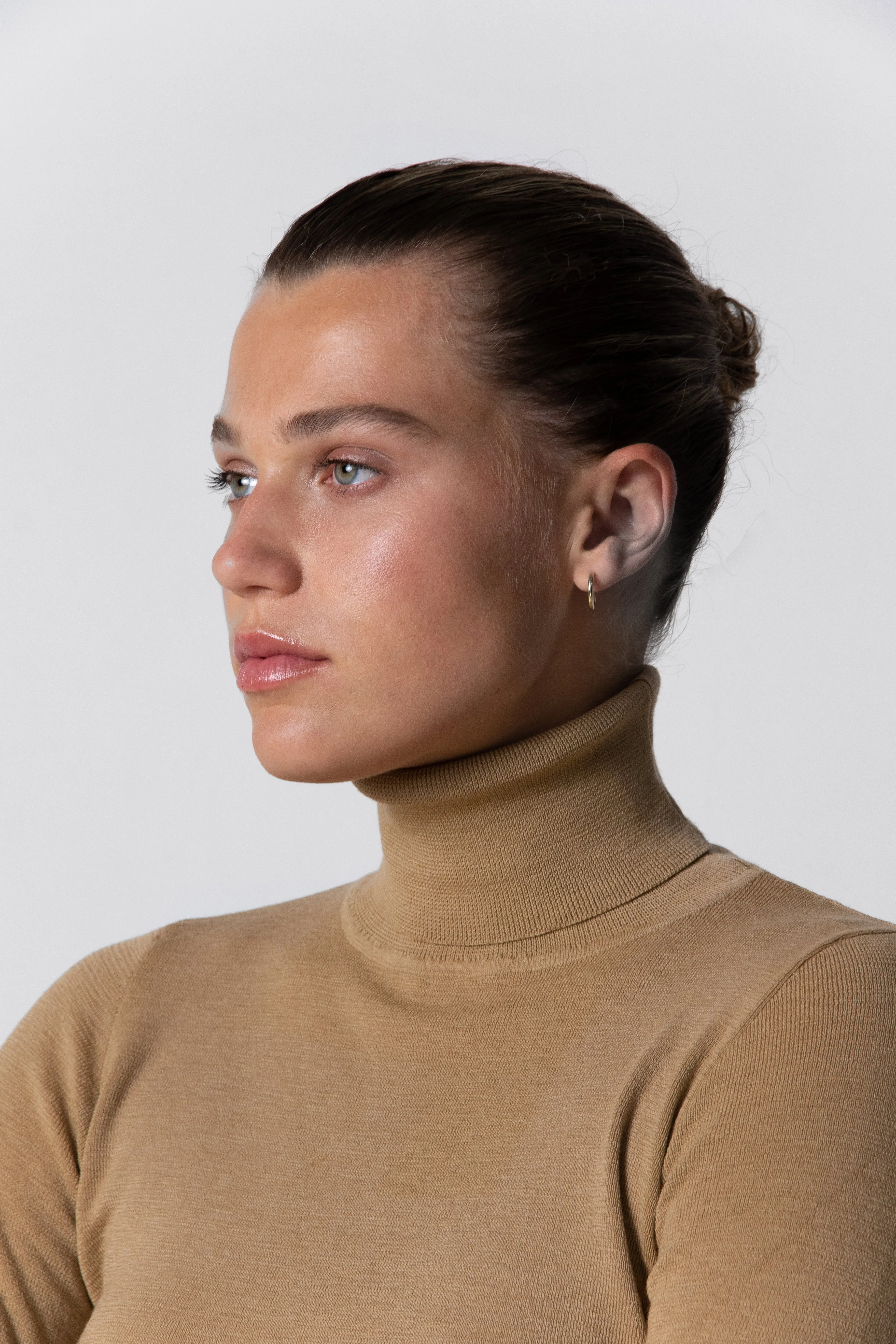 Merino Roll Neck Camel sold by Ivalo.com product image thumbnail 3