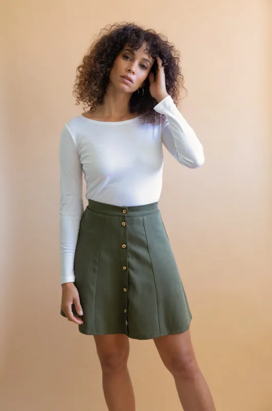 Skirt Parrotia Khaki sold by Ivalo.com