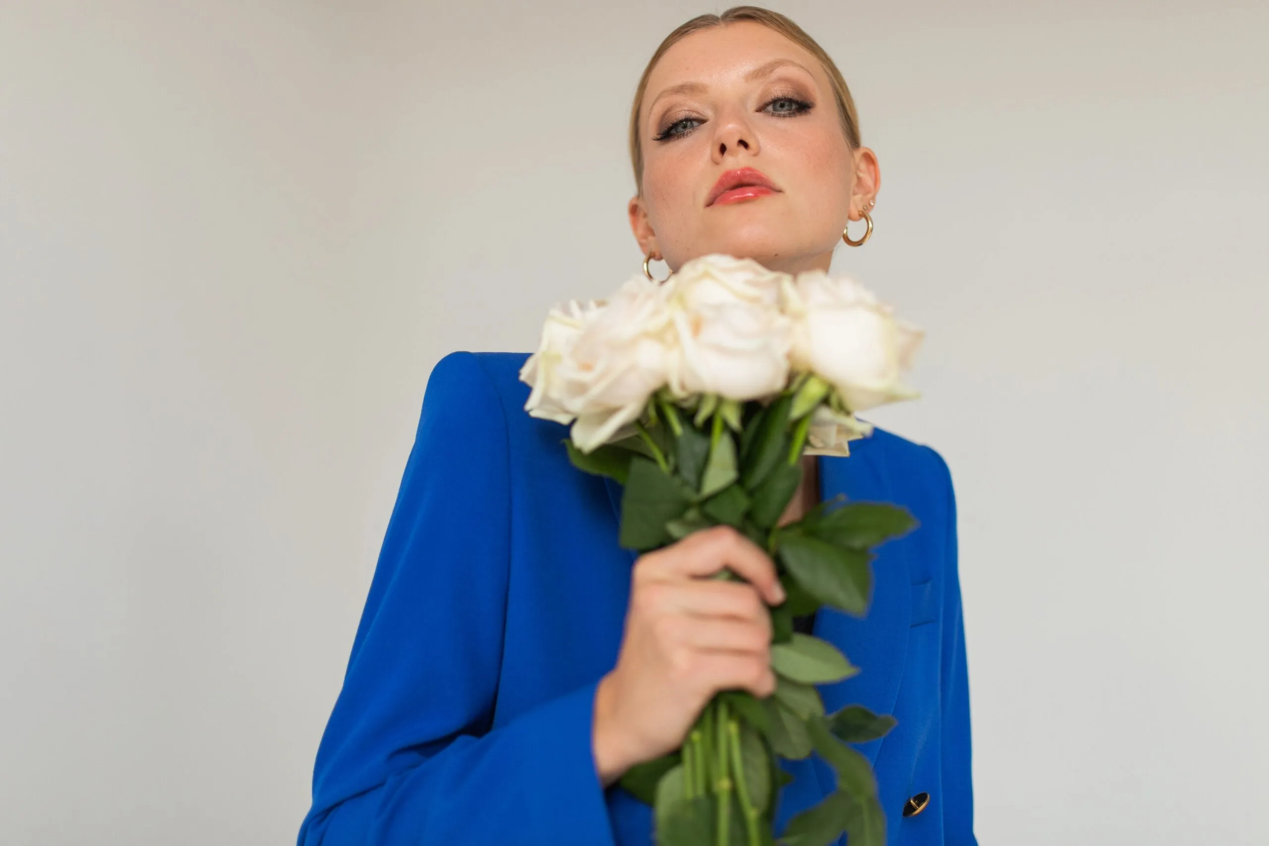 Double-Breasted Blazer Sapphire sold by Ivalo.com product image thumbnail 4