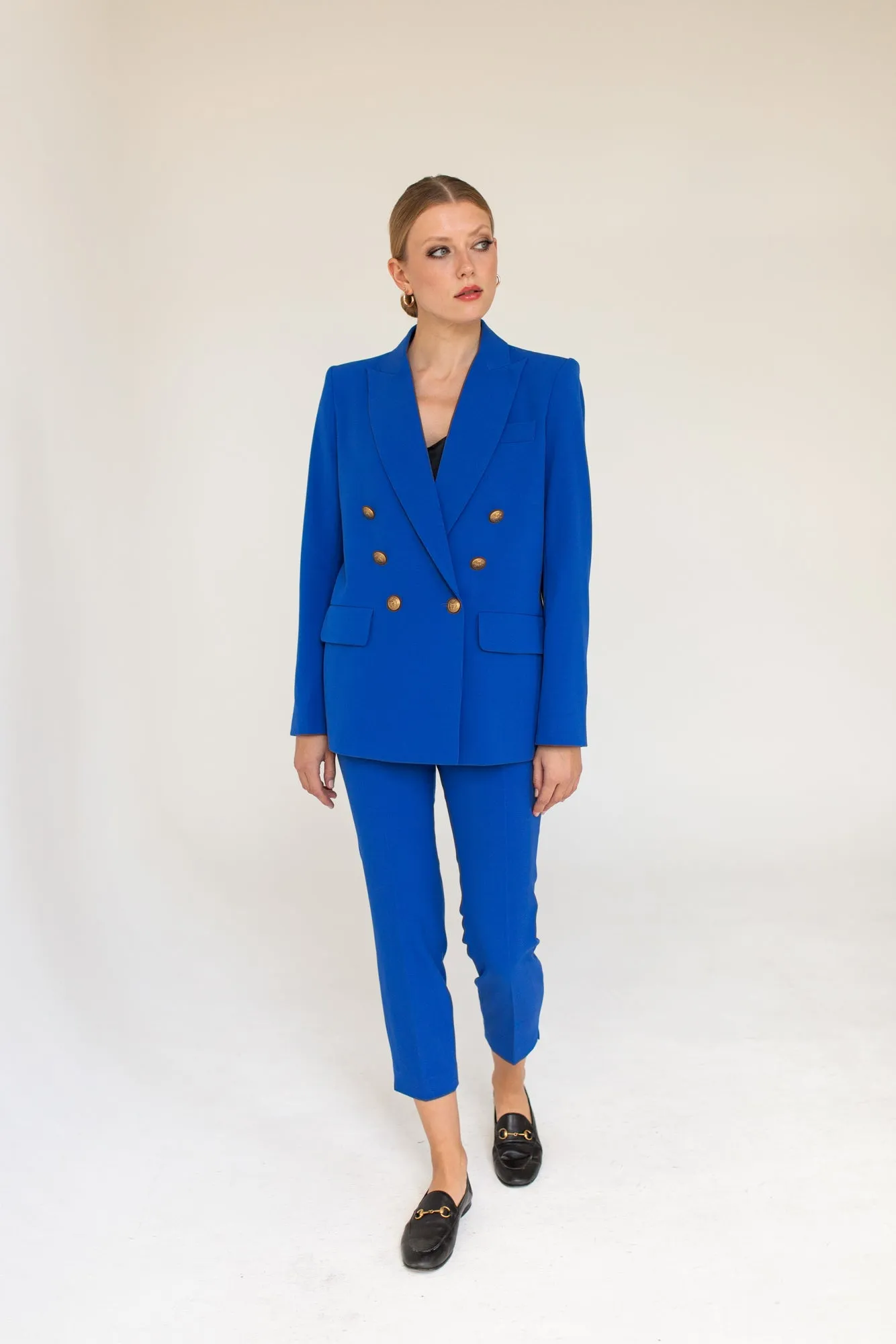 Double-Breasted Blazer Sapphire sold by Ivalo.com product image thumbnail 2