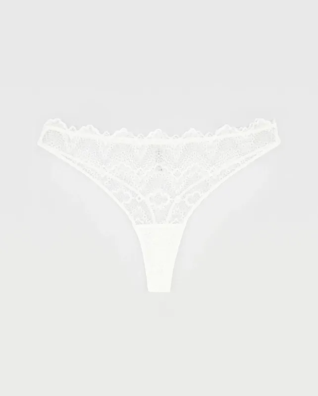Lace String Blanche White sold by Ivalo.com