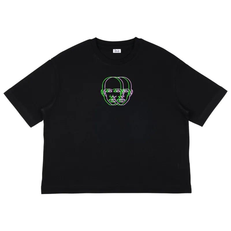 Crop Cabezas T-Shirt Black sold by Ivalo.com