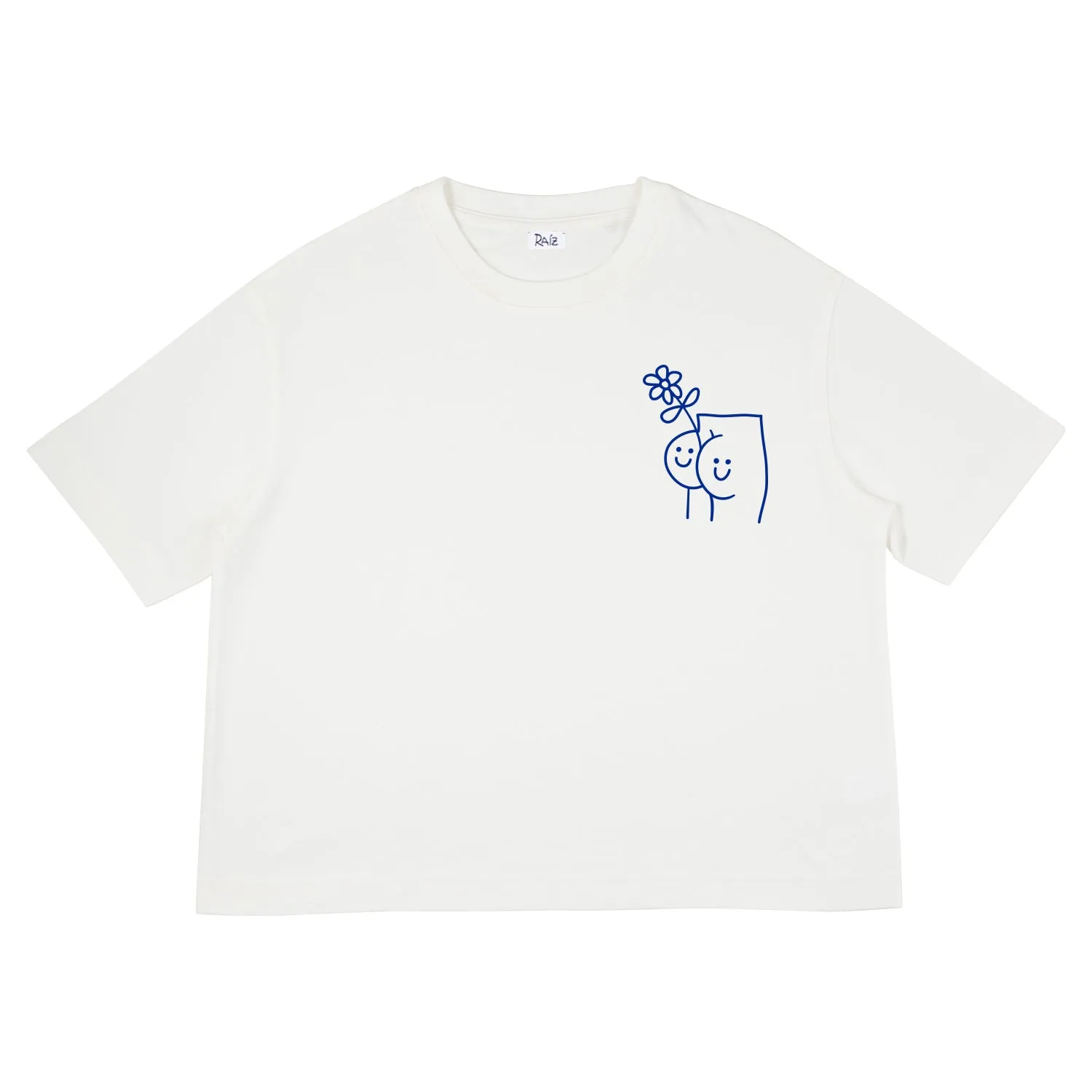 Crop Florero T-Shirt White sold by Ivalo.com