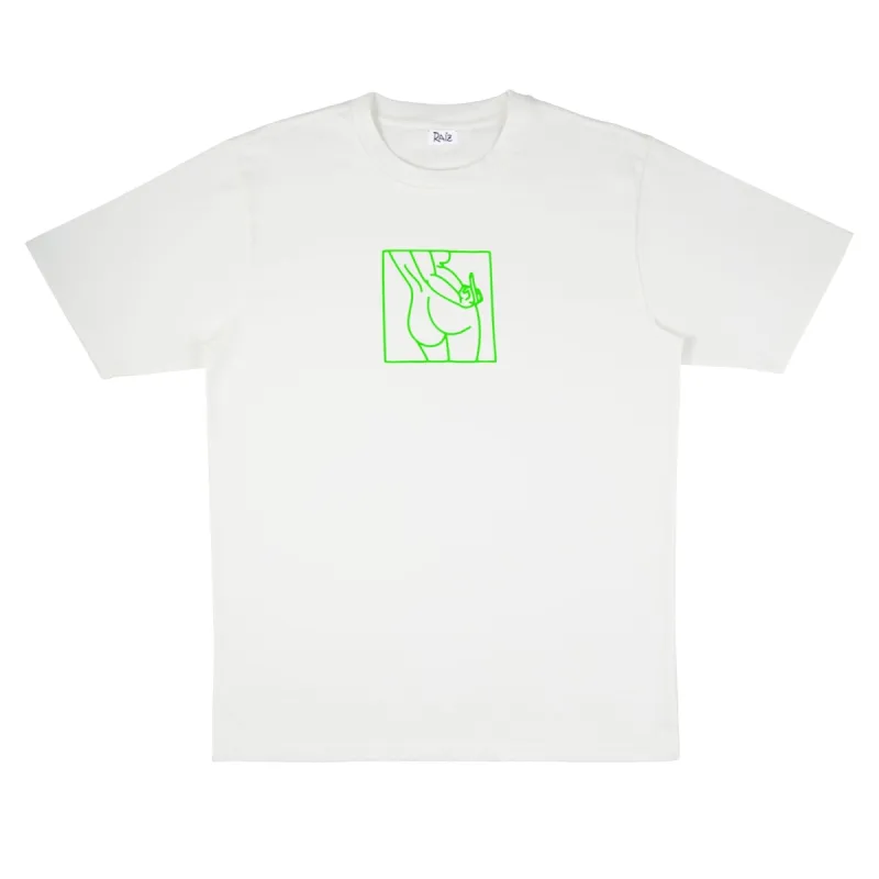 Middle Finger T-Shirt White sold by Ivalo.com