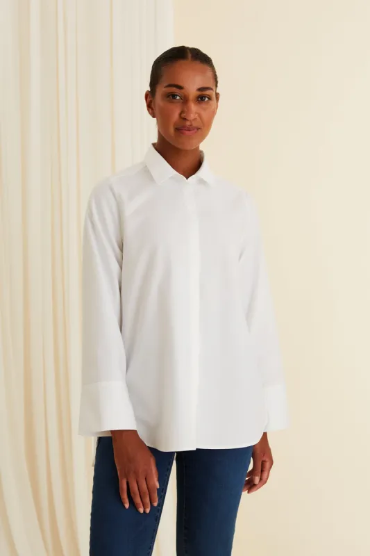 Karolina Cotton Shirt White sold by Ivalo.com