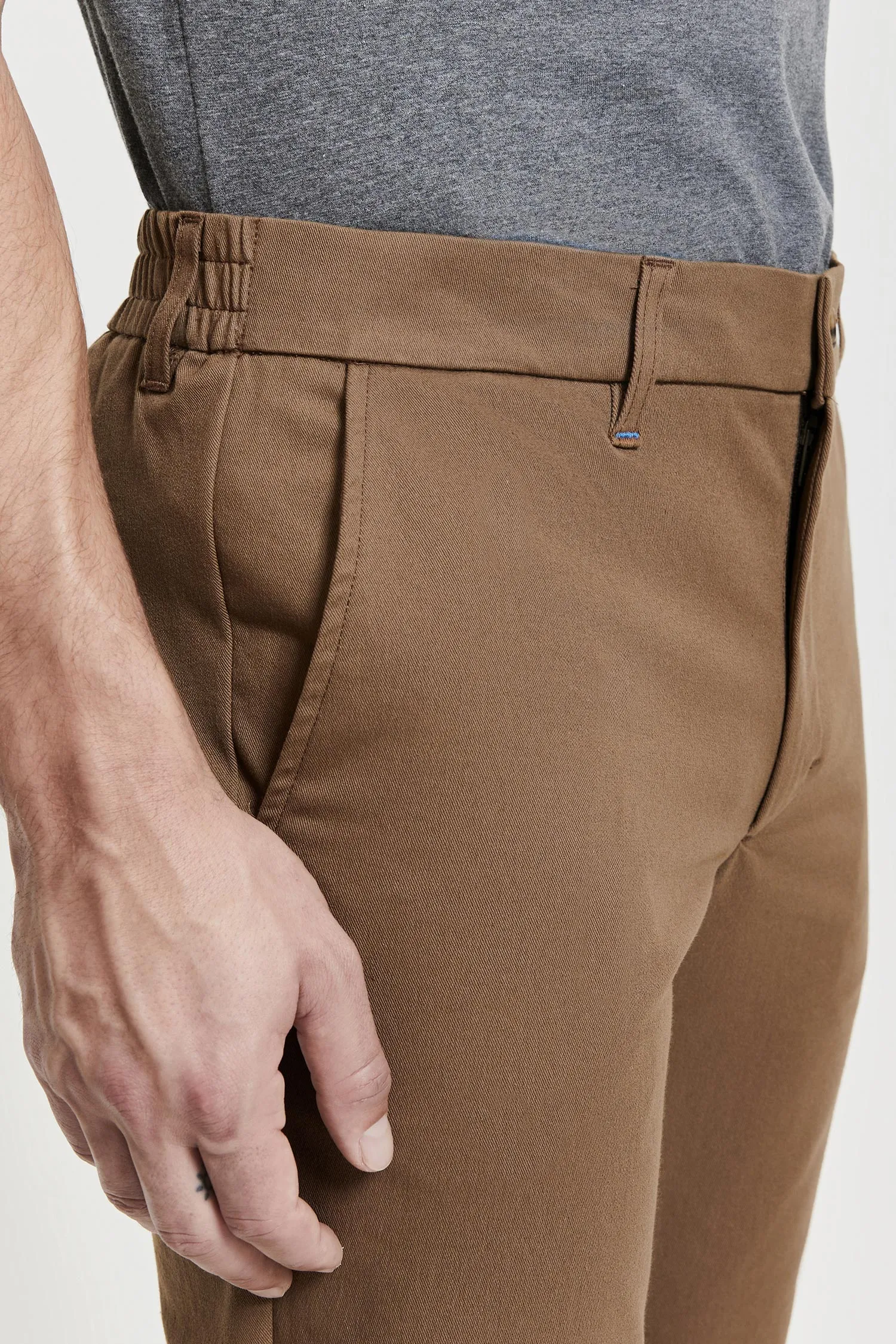 Seppo Organic Cotton Twill Trousers Brown sold by Ivalo.com product image thumbnail 4