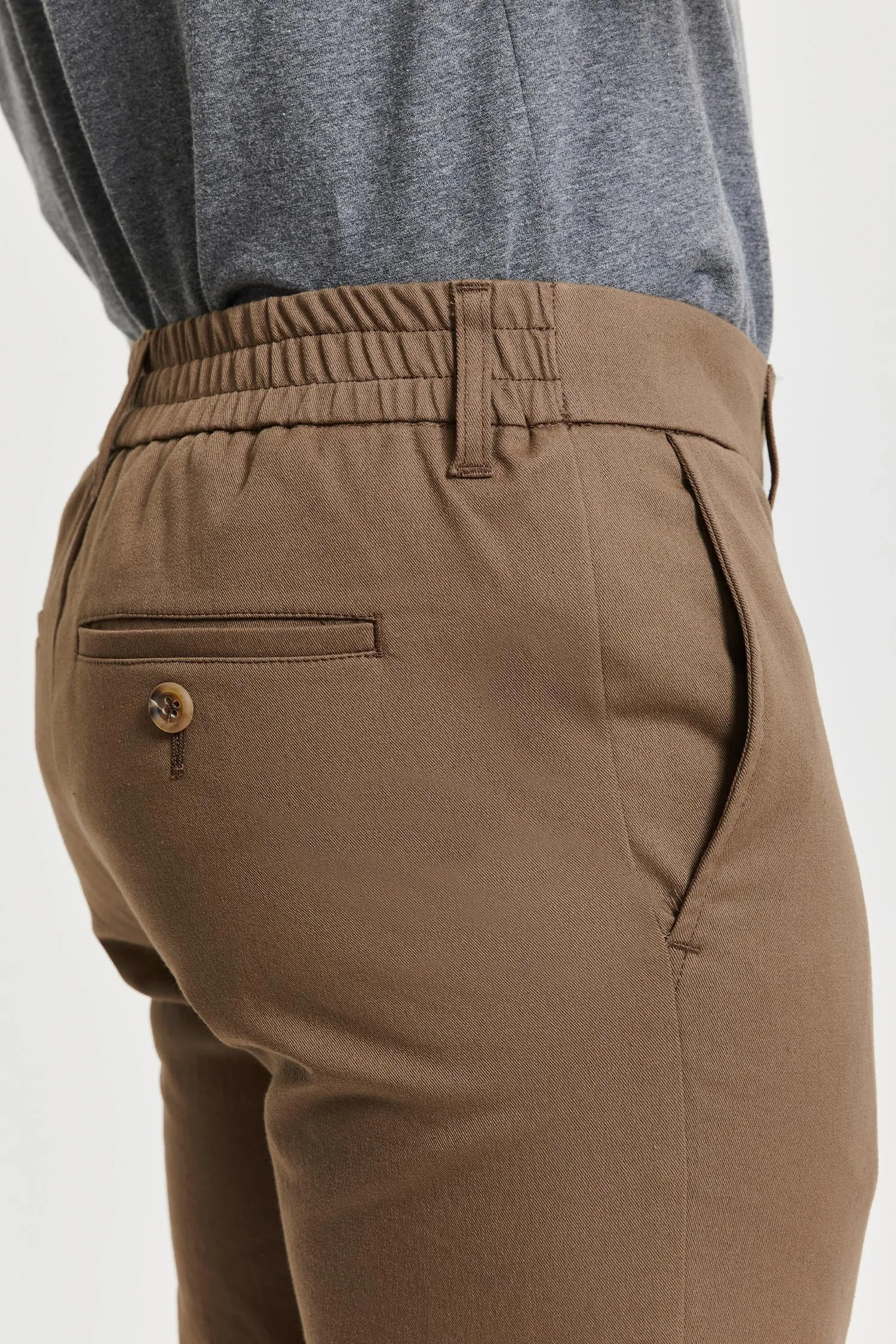 Seppo Organic Cotton Twill Trousers Brown sold by Ivalo.com product image thumbnail 5
