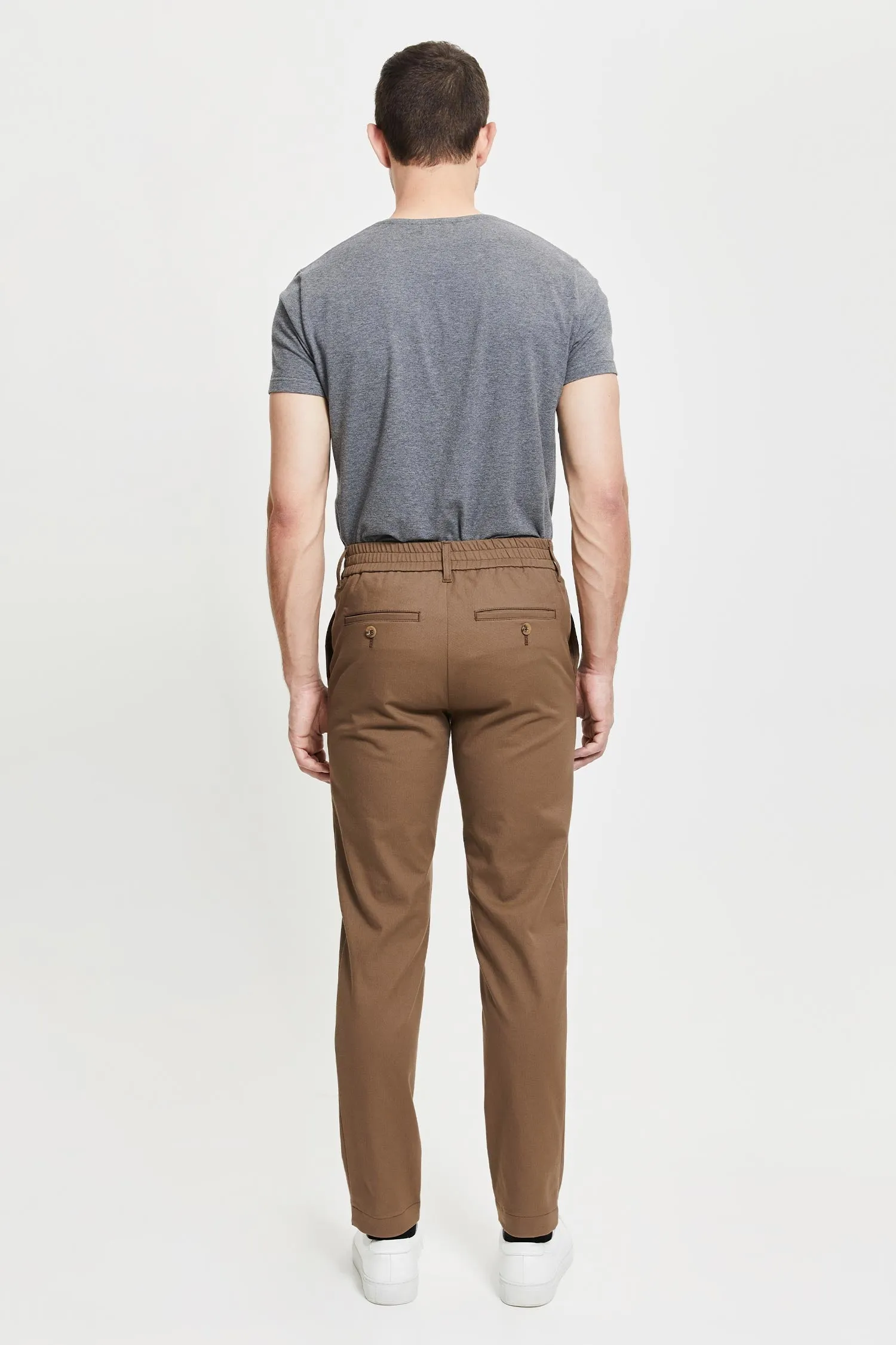 Seppo Organic Cotton Twill Trousers Brown sold by Ivalo.com product image thumbnail 3