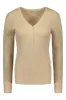 May Fitted Viscose Knit Top Sand sold by Ivalo.com