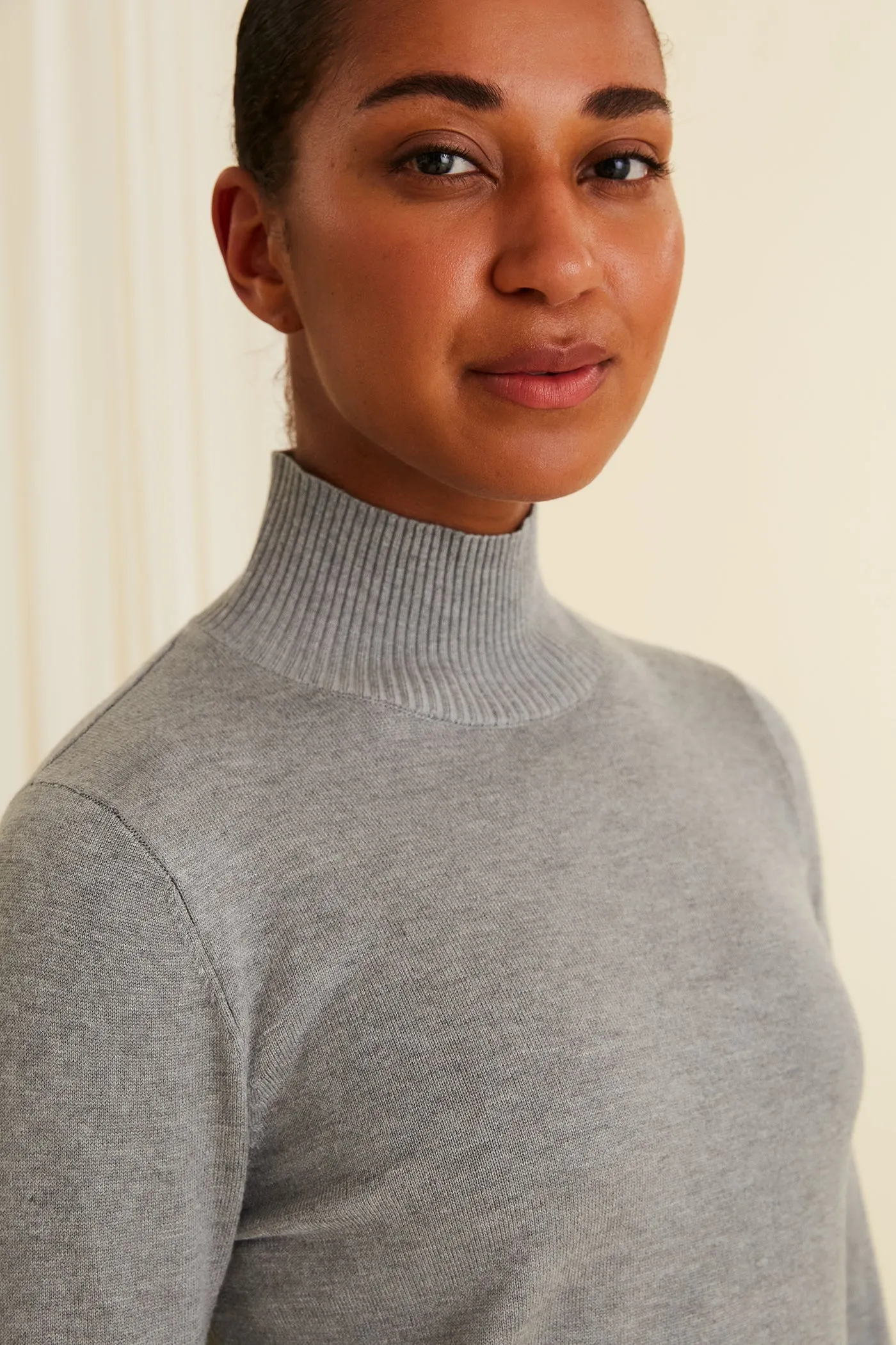 Maxine High Neck Jumper Grey sold by Ivalo.com product image thumbnail 2