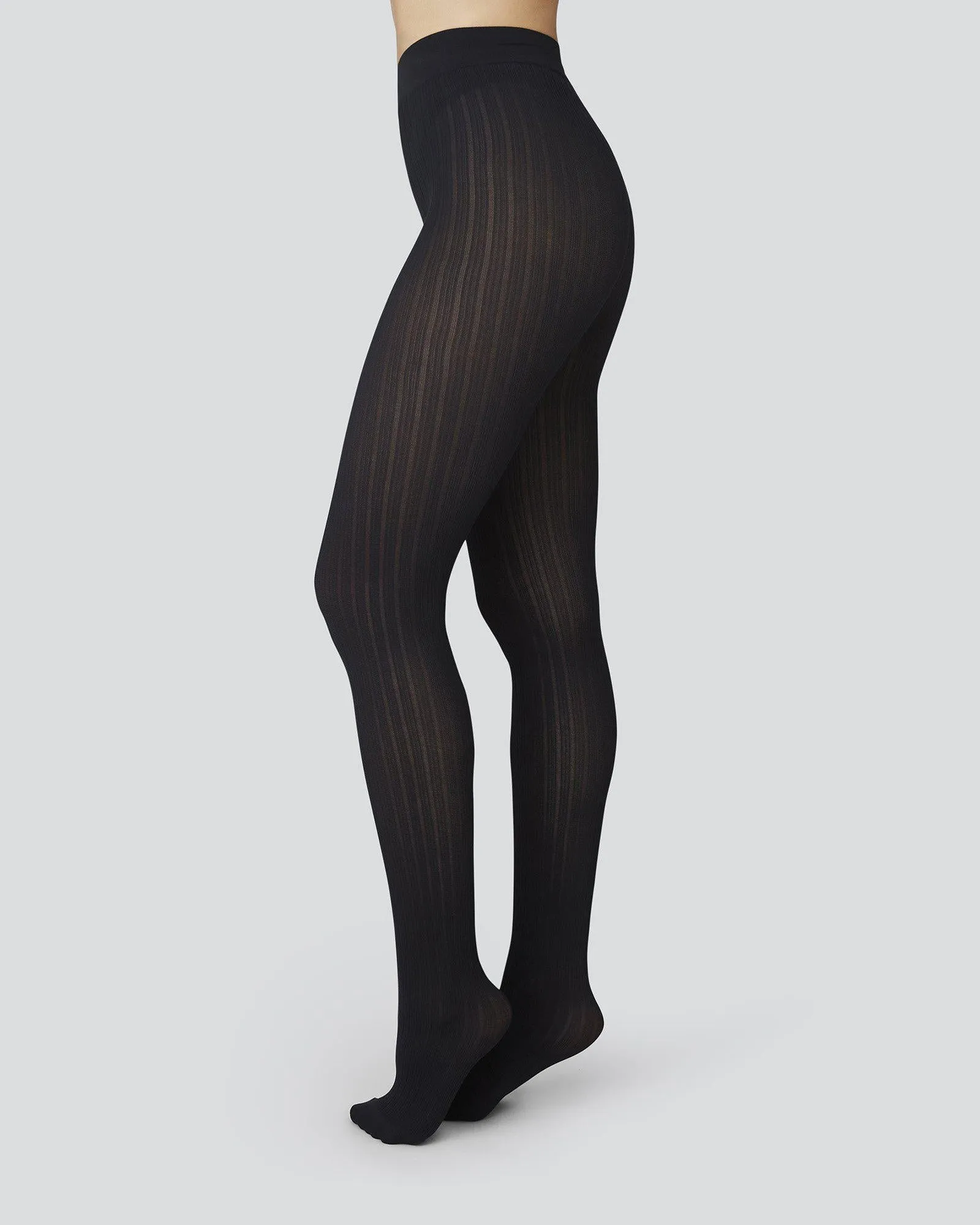 Alma Rib Tights Black sold by Ivalo.com