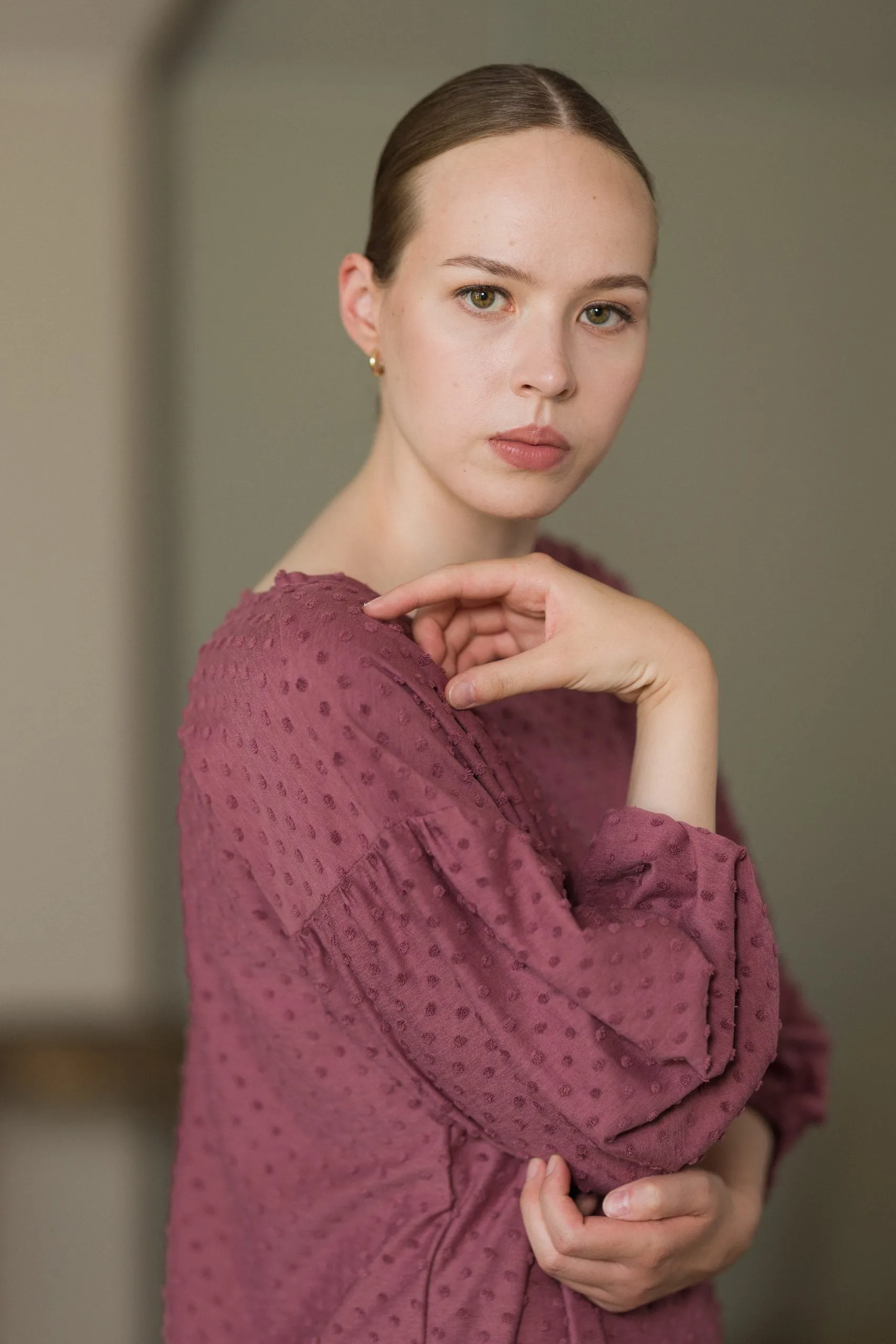 Natalia Dress Rose Brown Dot sold by Ivalo.com product image thumbnail 4