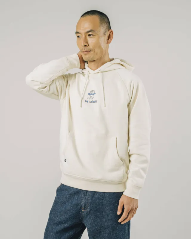 Ice Walking Hoodie Ecru made by Ivalo.com