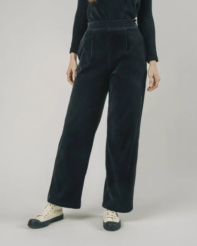 Corduroy Oversize Pant Black sold by Ivalo.com