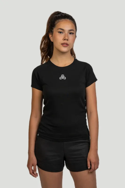 Eucalyptus Performance T-Shirt Black sold by Ivalo.com