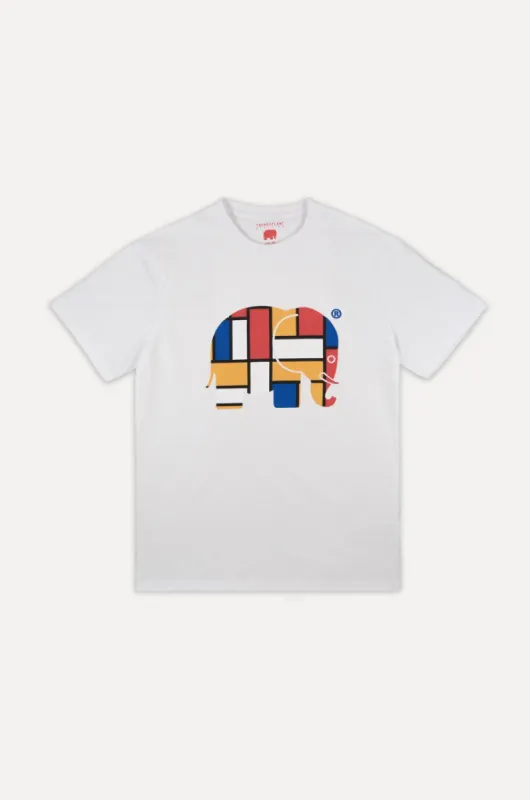 Abstract Organic Classic T-Shirt White sold by Ivalo.com