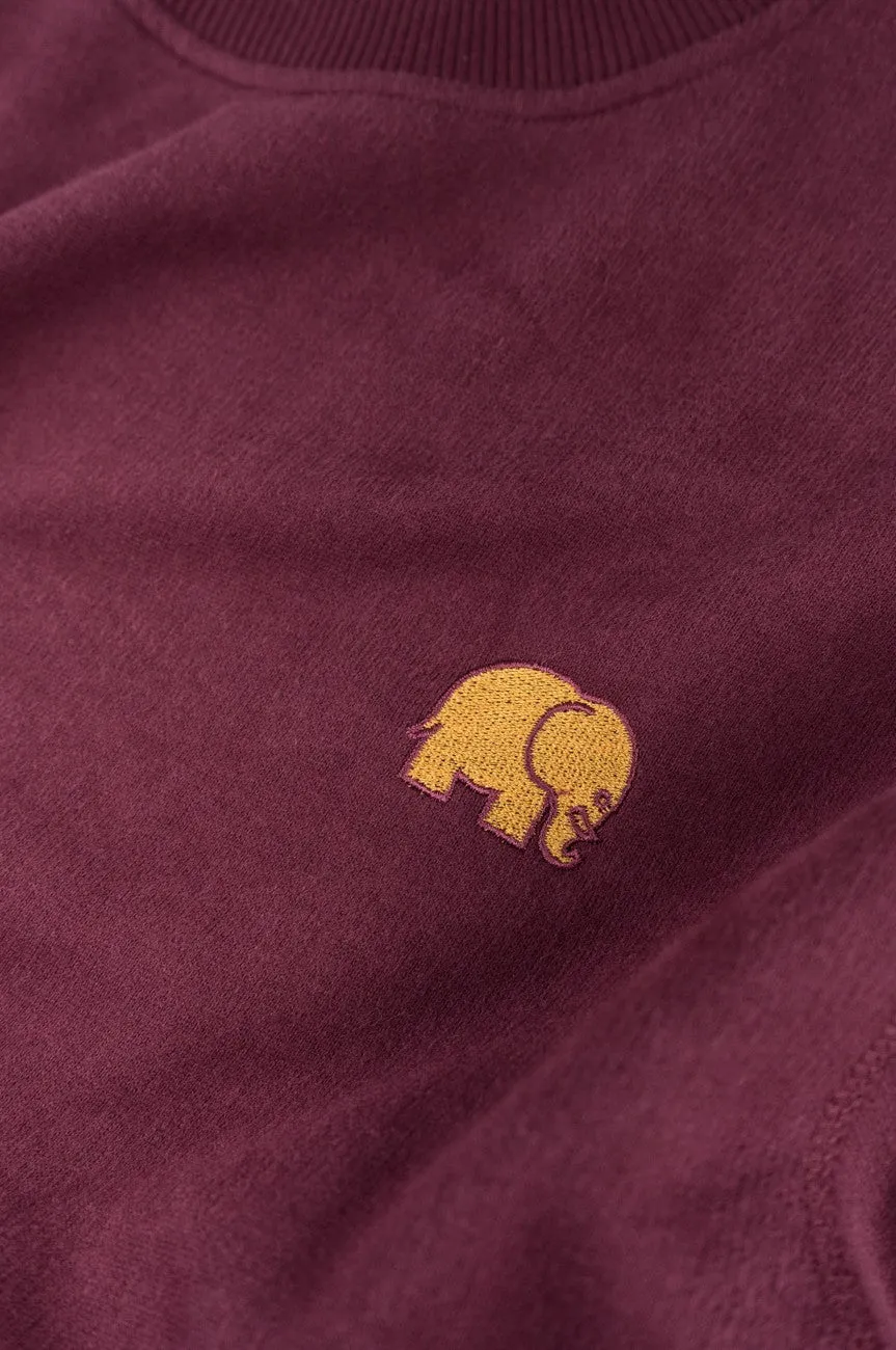 Organic Essential Sweater Burgundy sold by Ivalo.com product image thumbnail 5