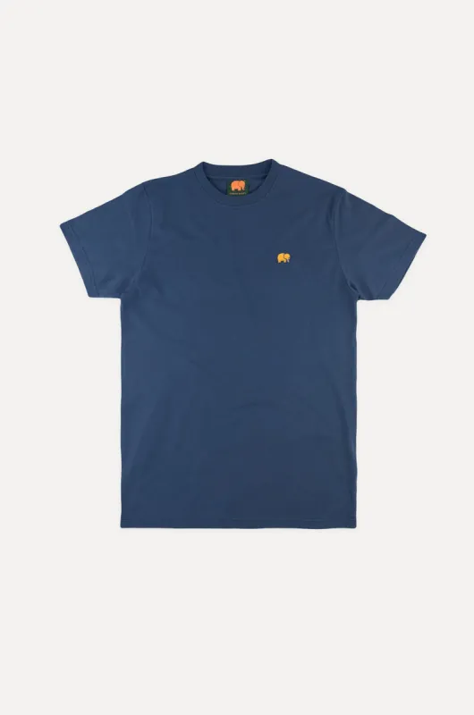 Organic Essential T-Shirt Navy sold by Ivalo.com