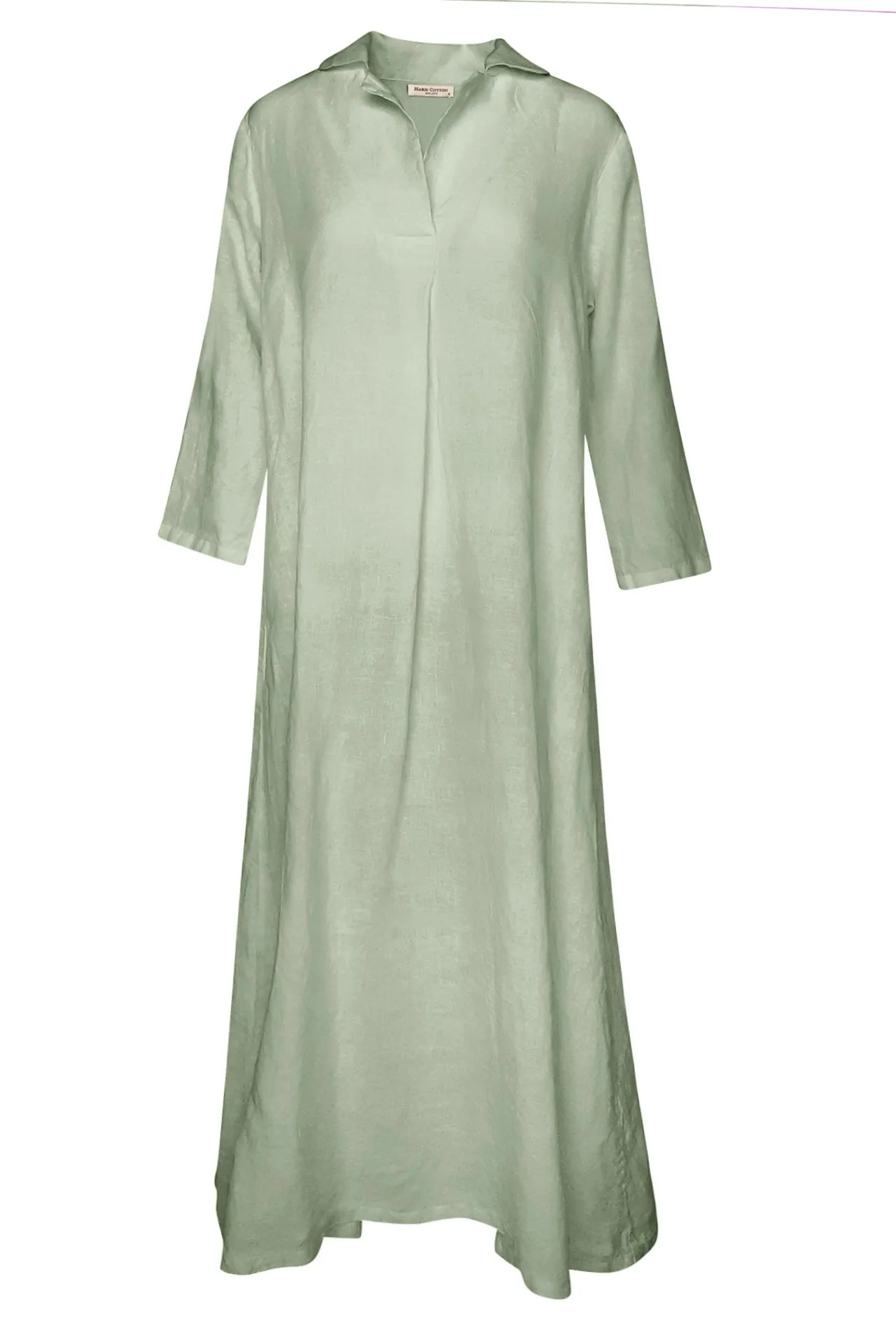 Maxi Linen Dress With Front Pleat And Lapels sold by Ivalo.com product image thumbnail 4