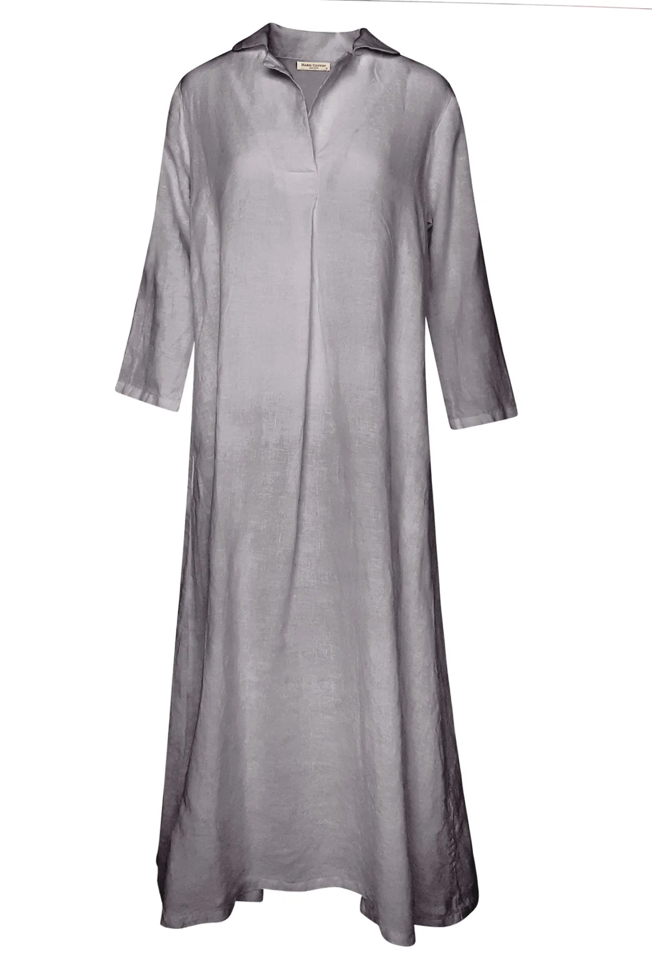Maxi Linen Dress With Front Pleat And Lapels sold by Ivalo.com product image thumbnail 5