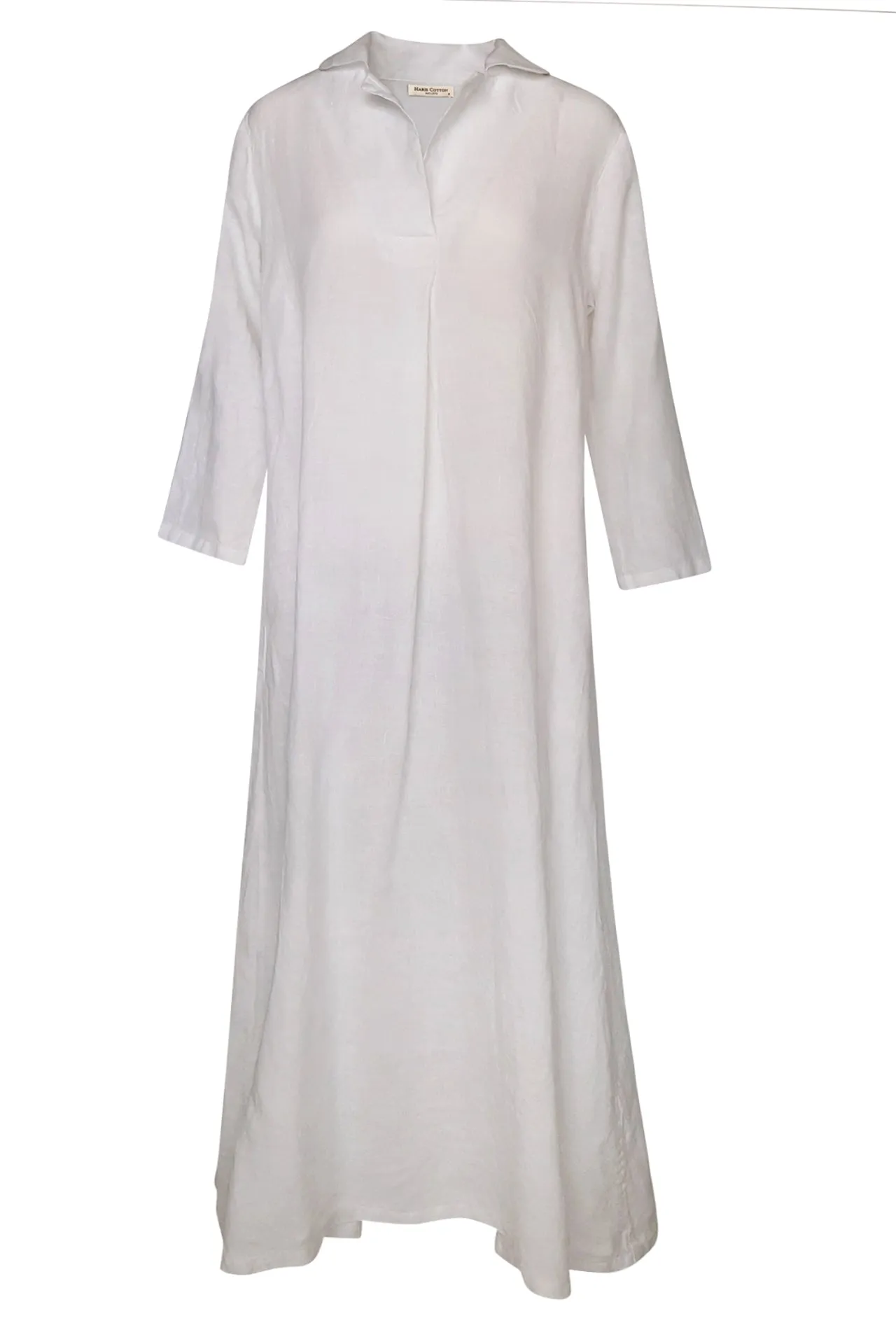 Maxi Linen Dress With Front Pleat And Lapels sold by Ivalo.com product image thumbnail 3