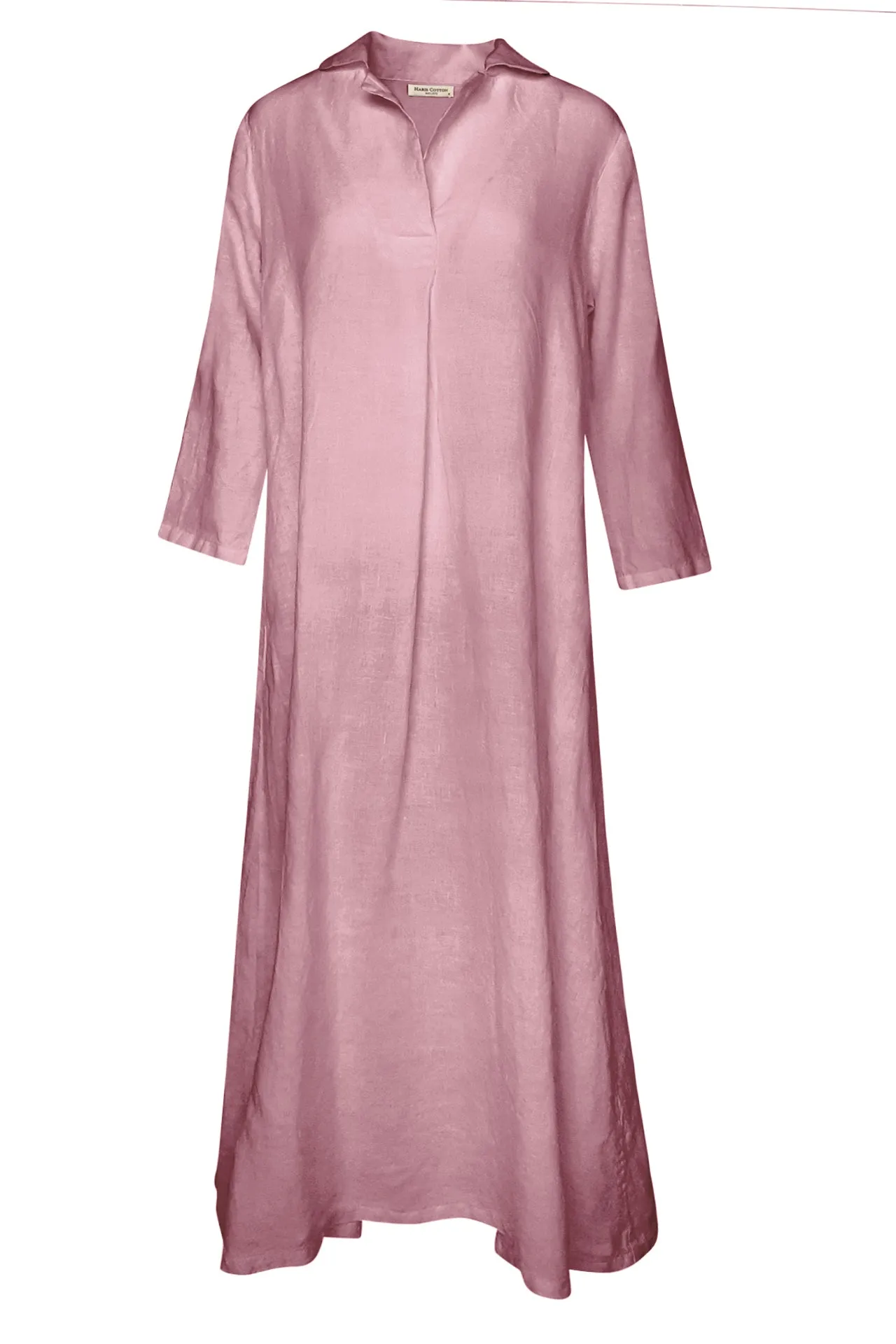Maxi Linen Dress With Front Pleat And Lapels sold by Ivalo.com product image thumbnail 2