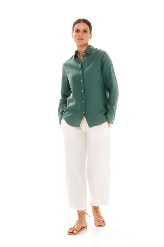 Cropped Linen Pants sold by Ivalo.com