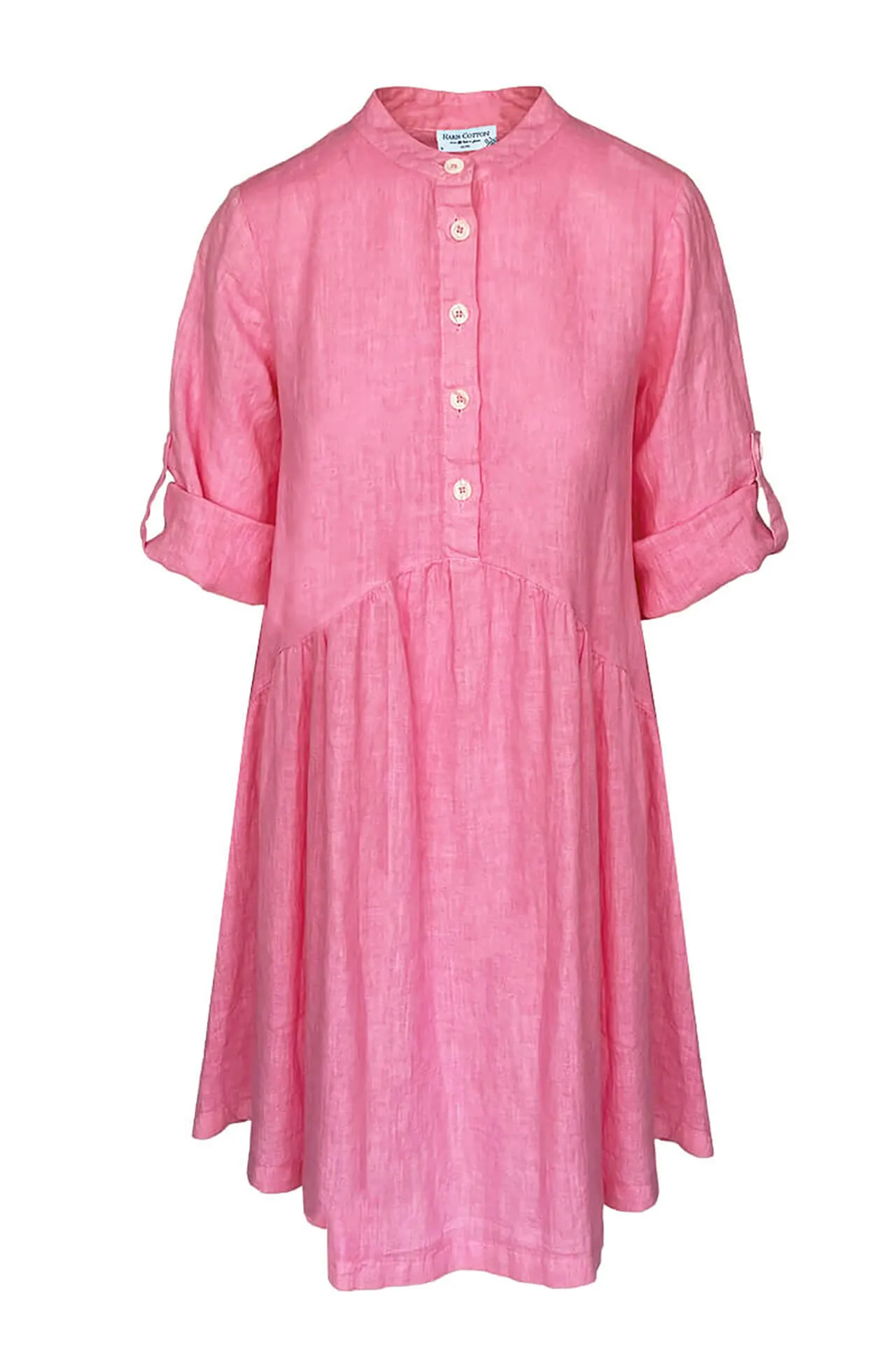 Mini Length Linen Dress With Buttons sold by Ivalo.com
