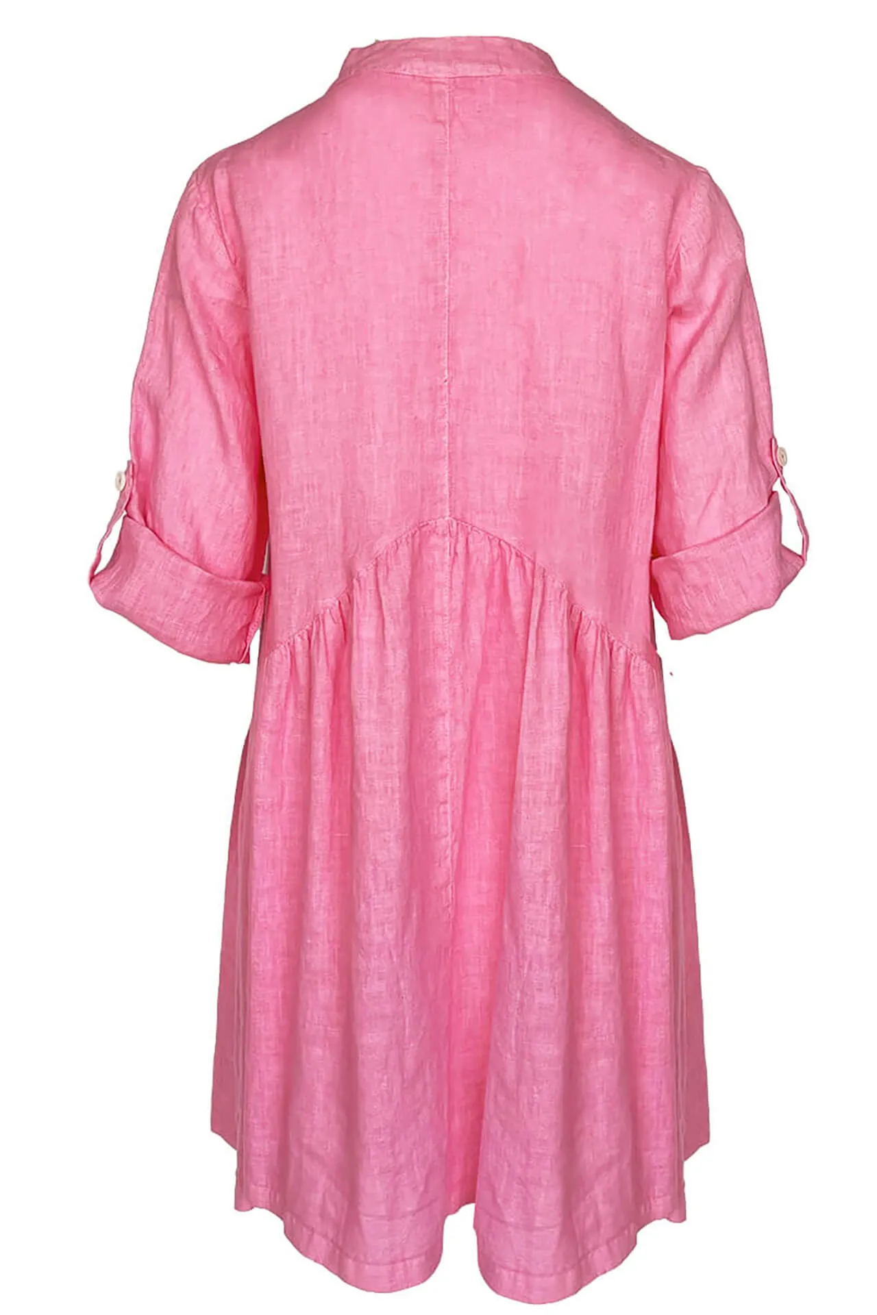 Mini Length Linen Dress With Buttons sold by Ivalo.com product image thumbnail 2