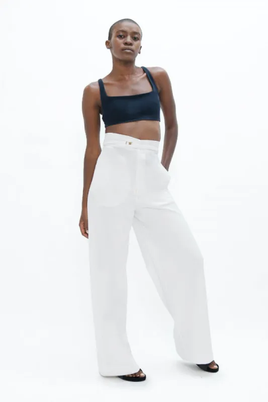 Florence Pants White Dove sold by Ivalo.com