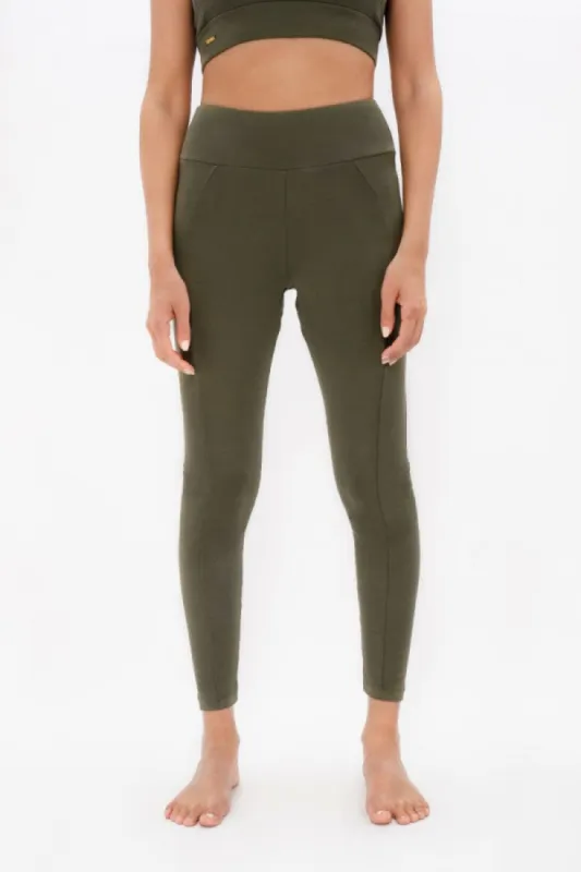 Munich MUC High Waisted Leggings Green Ash sold by Ivalo.com