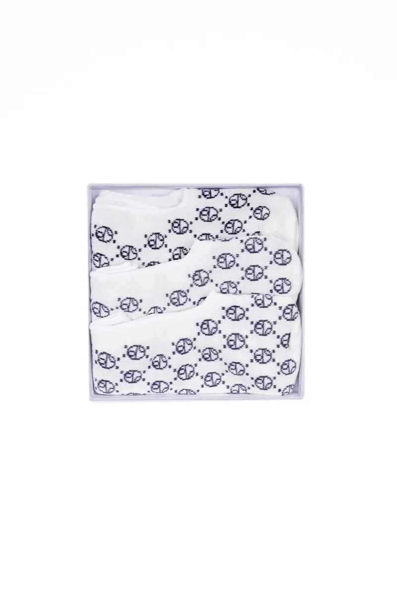 3-Pack No Show Socks All White sold by Ivalo.com product image thumbnail 2