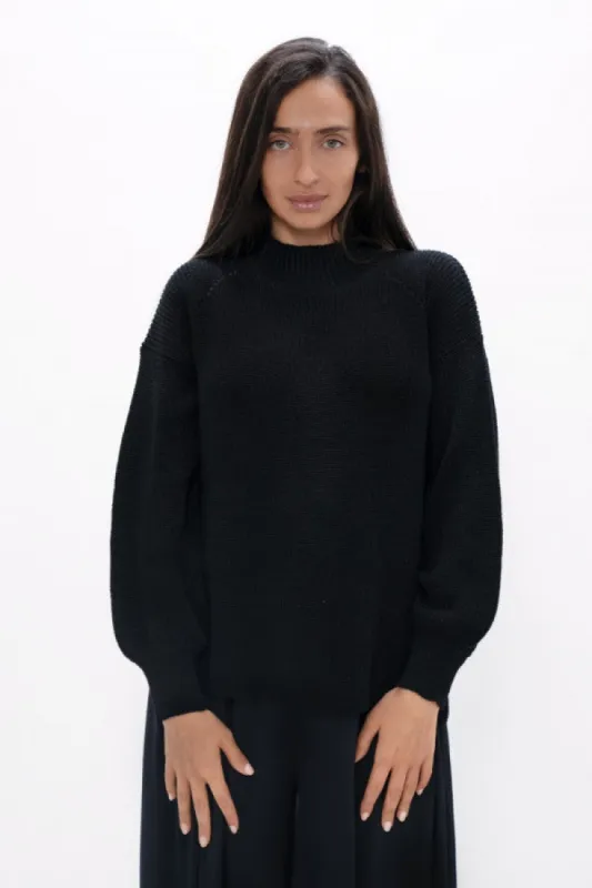 Ottawa YOW High Neck Sweater Licorice sold by Ivalo.com