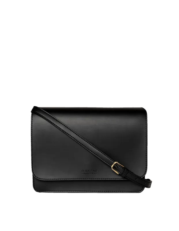 Audrey Black Apple Leather Bag sold by Ivalo.com
