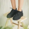 Helen Vegan Derby Plain Toe Black sold by Ivalo.com