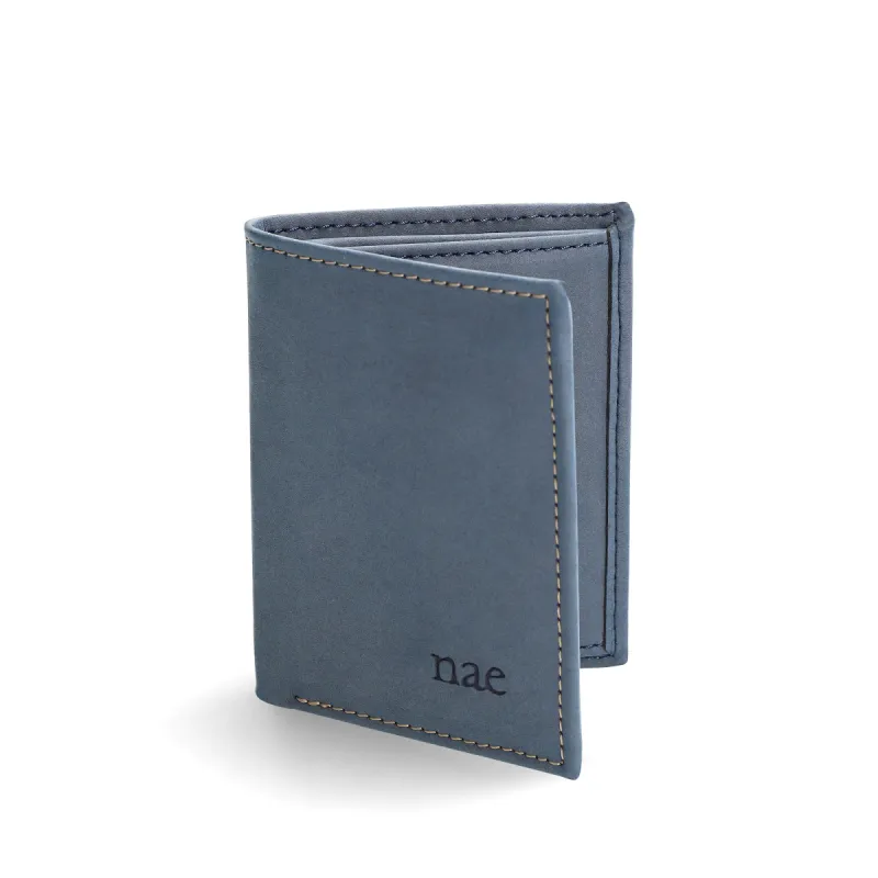 Dublin Vegan Bifold Wallet Blue sold by Ivalo.com