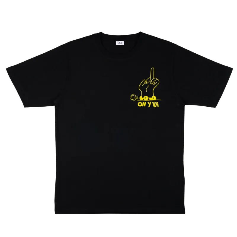 On Y Va T-Shirt Black sold by Ivalo.com